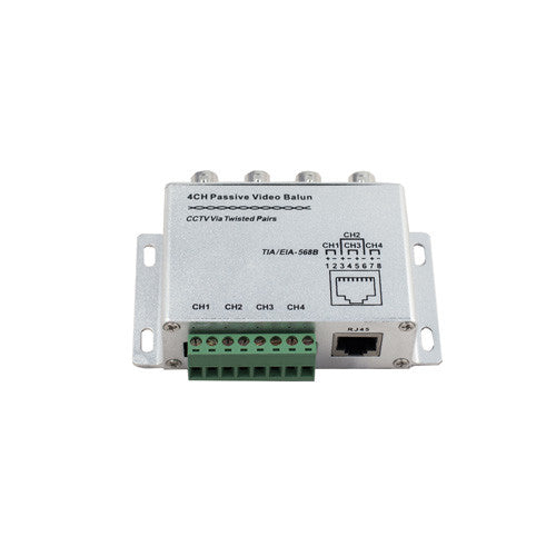 Video balun 4 best sale channel
